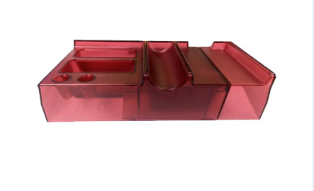 Mirror Polish Plastic Cover Mold Injection R PET Colorful Pen Box Card Case Desk Organizer