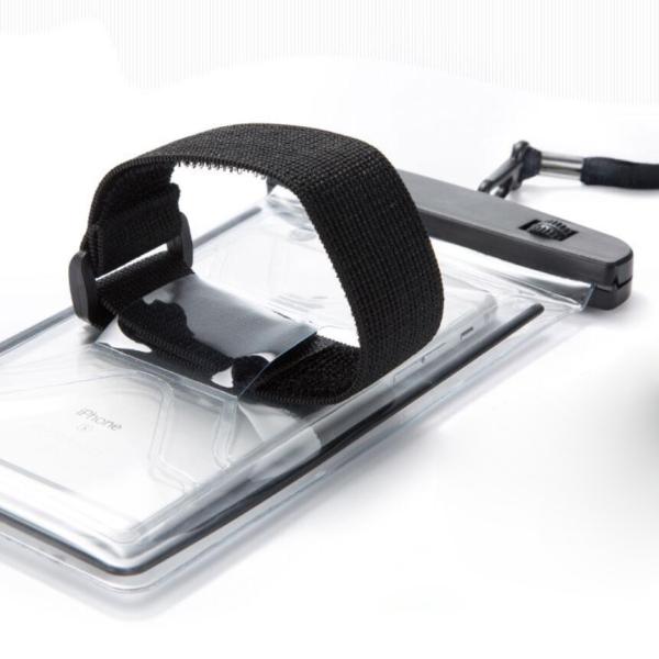 Fluorescent Waterproof Cell Phone Pouch , Sensitive Touch Mobile Phone Waterproof Bag