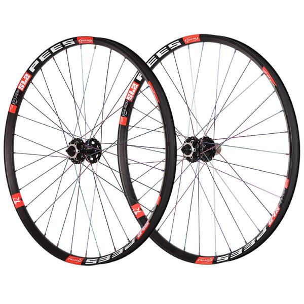 Aluminium Alloy Rim 26 Inch Bicycle Wheelset 32H Waterproof Long Lasting