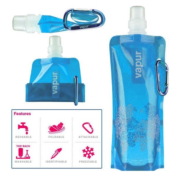 2013 NEW style plastic folding water bag/folding water bottle