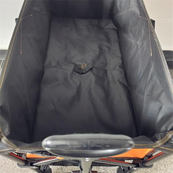 Four Way Folding Trolley With Double Up And Down Baskets Double 600D Oxford Cloth