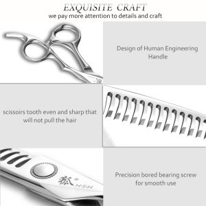 Professional Patented Hair Thinning Shears Sharp Blade Tip Good Smoothness