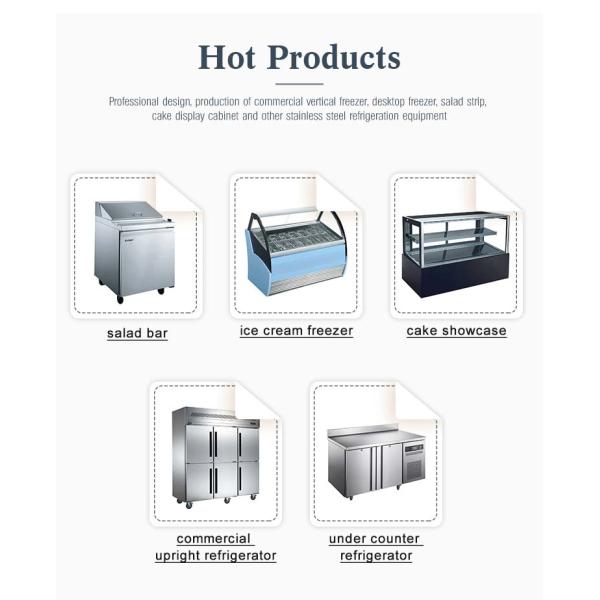 Commercial Glass Door Bakery Display Cabinet Dessert Chiller Factory Price Cake Display Fridge