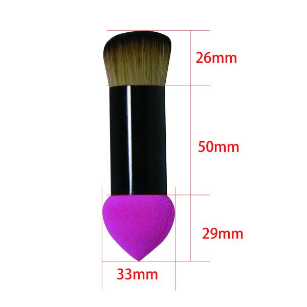Kabuki Makeup Face Foundation Brush Beauty Sponge Head Ideal For Blender