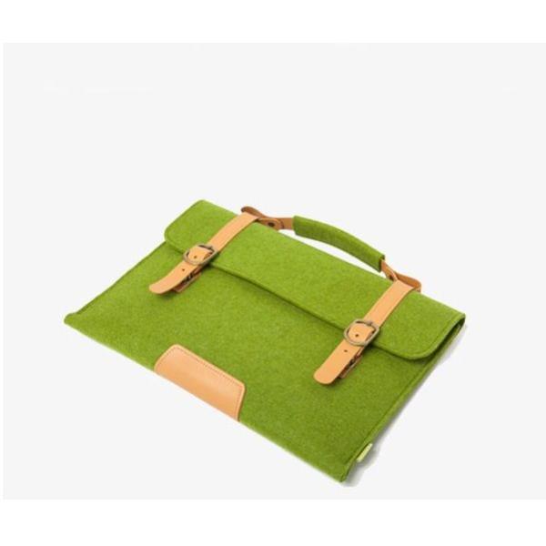 top quality factory price felt laptop sleeve with leather handle
