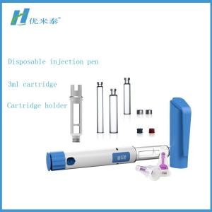 China Plastic Refillable Insulin Pen Cartridge , Prefilled Insulin Syringes CE/ ISO Listed on sale