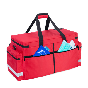 Emergency Medical Bag Empty With Compartment For Oxygen Tank First Responder Trauma Bag With Reinforce Bottom B