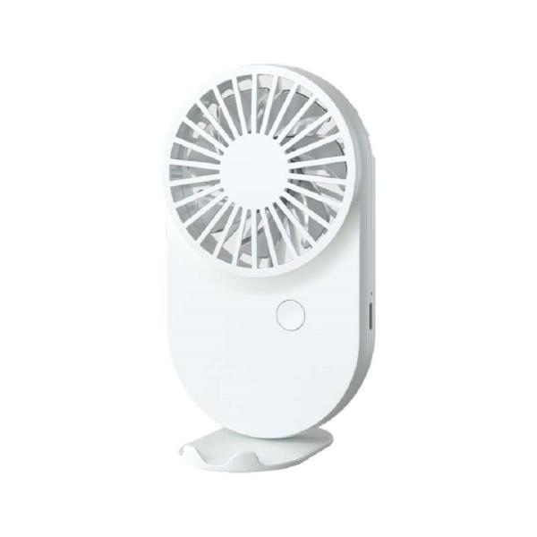 Pink White Blue Candy Design Portable Fans 115g With Lanyard And Base 3 Wind Speeds 500mAh Battery Type-C Fast Charging