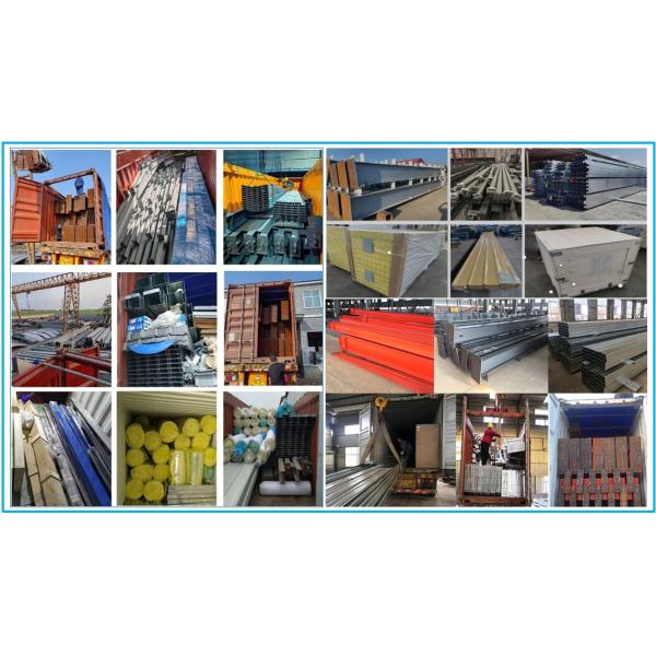 Customized Prefabricated Steel Office Building With KFC Door/ Steel Door/ PVC Door