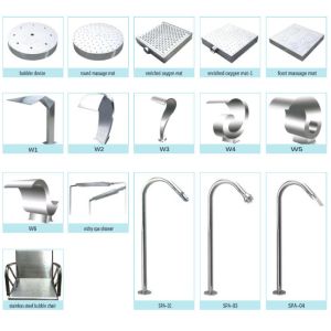 Outdoor SS304 Swimming Pool Cascade Waterfall Bubble Chair