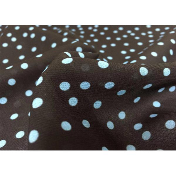 Calvary Twill Chiffon Polyester Fabric Clothing 50dx50d Yarn Count 57/58'' Width