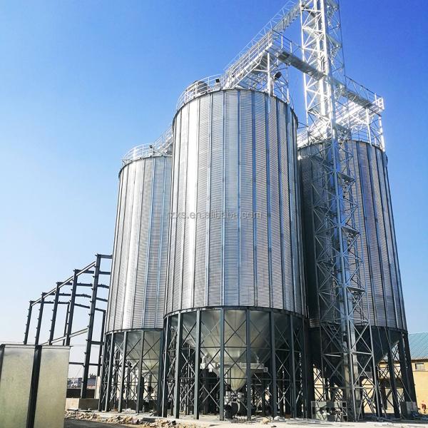 5000ton Corn Grain Storage Silo with Temperature Level Moisture Monitoring System