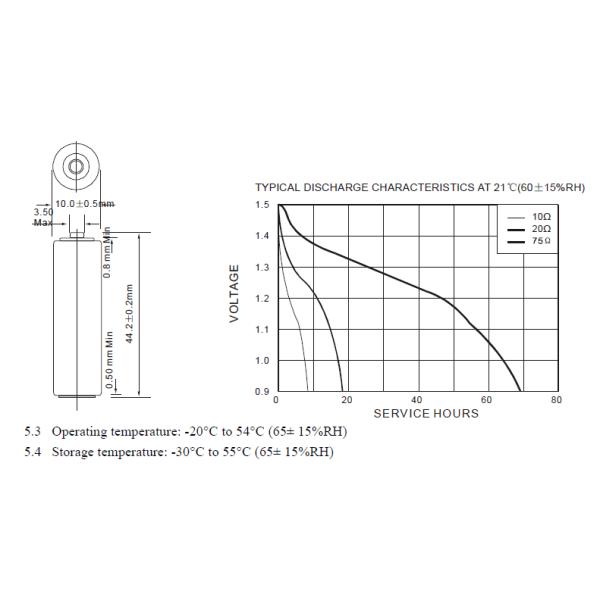 Non Rechargeable Alkaline Battery LR03 AAA 1.5V Battery Customized
