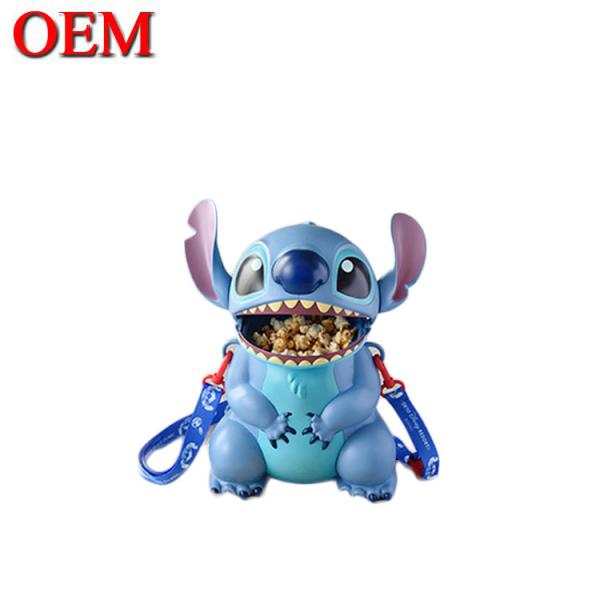 OEM Good quality container custom printed plastic cartoon popcorn bucket tub cup with lid for promotion