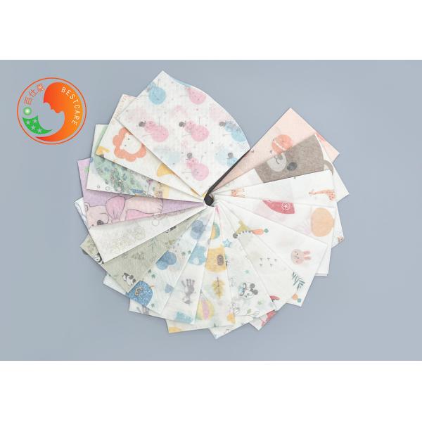 Pattern Printing Disposable Baby Bibs Non Woven Fabric Disposable Bibs