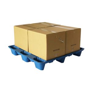 Quality Nine Feet Plastic Shipping Pallets Plastic Rackable Pallets SGS Approval for sale