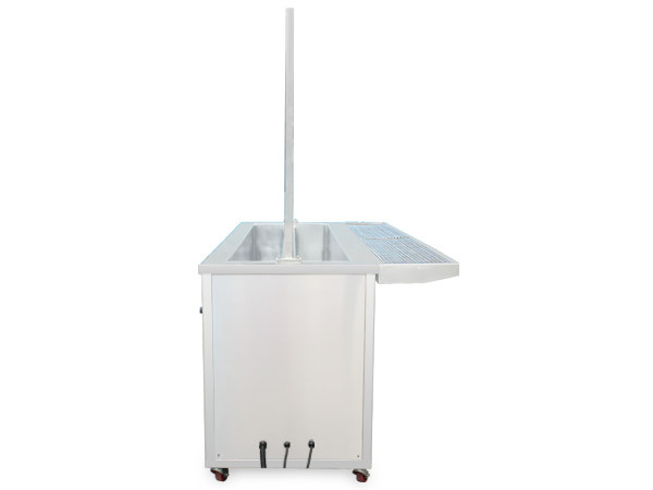 160L Ultrasonic Blind Curtain Cleaner 1800W 28/40KHz With Drain Holder / Rinsing Tank