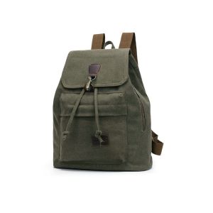 Multi Function Womens Fashion Rucksack , Canvas School Rucksack Backpack