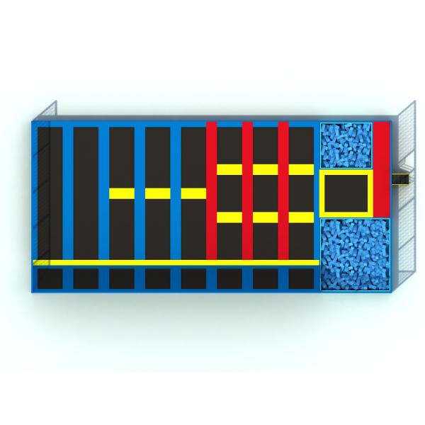 Anti UV Jump Kindergarten Kids Trampoline Park