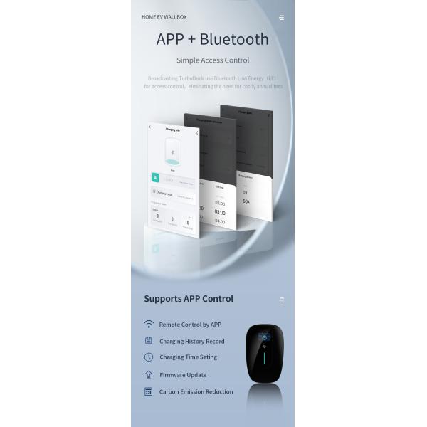 230V 11kw AC Single Phase EV Charger IP66 Wallbox EVSE Plug