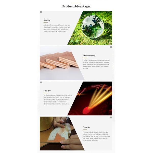 Environmental All Purpose Adhesive Yellowish Contact Bonding Adhesive