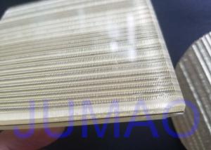 Quality Wire Glass Metal Laminated Mesh Fabric With Brass Material As Inner Layer for sale