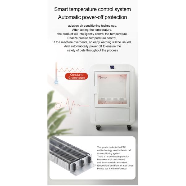 220V 1650W PET Drying Room Spa Care , Low Noise Pet Hair Dryer Box