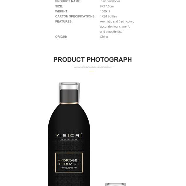 Wholesale Pro 1000ml Hair Bleaching Developer – High-Quality Peroxide Cream, Hair Dyeing/Lightening, Factory Cost, OEM/ODMService
