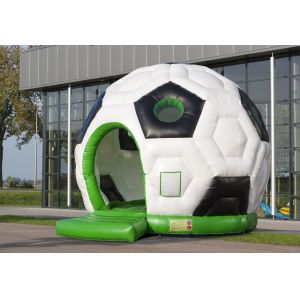 China Super Large Moonwalk Bounce House Soccer Ball Inflatable Jumping Bouncer on sale