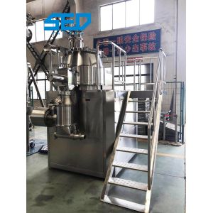 Touch Screen Pharmaceutical Granulation Equipments Wet Powder Rapid Mixer