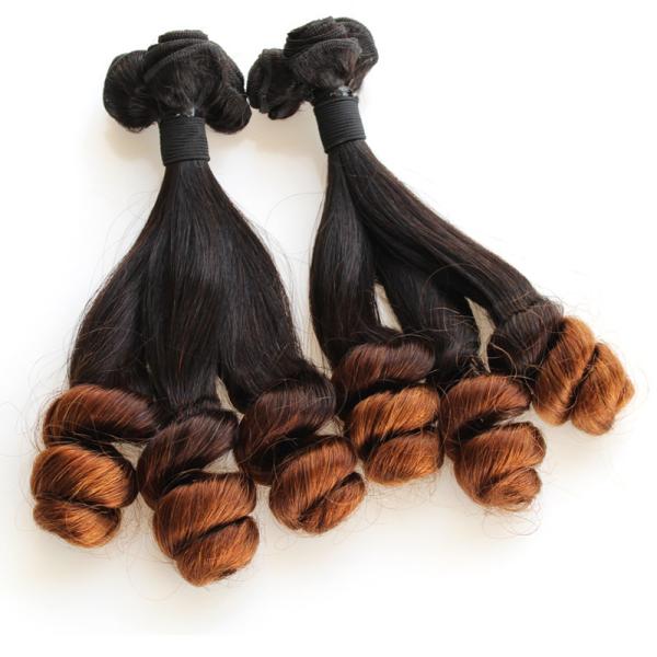 Grade 7A Virgin Hair Weft Loose Wave Ombre Color Brazilian Hair With Factory Price