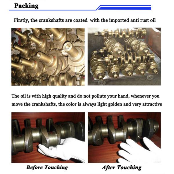 Diesel Engine Mercedes Benz Replacement Parts OM366 366 030 1602 Crankshaft High Accuracy