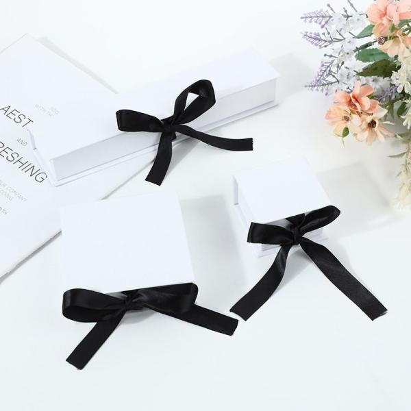 Genuine Square Ring Bracelet Watch Gift Packing Jewelry Jewellery Set Packaging Display Box with EVA Foam Insert