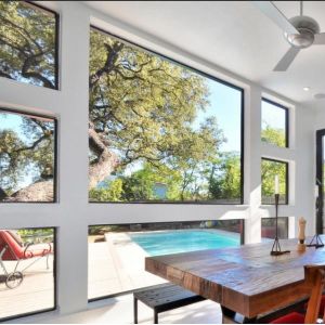 China Wind Resistant Thermal Break 2.0mm Aluminum Fixed Window on sale