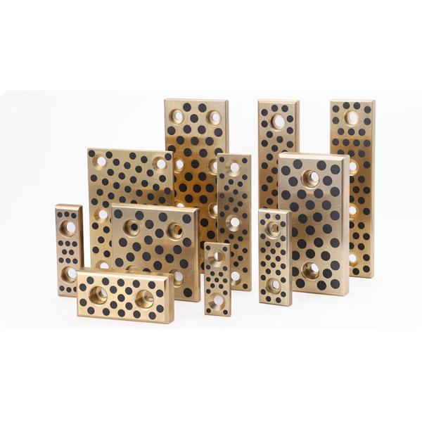 Brass Self Lubricating Bronze Wear Plate Oil Free Customized