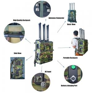 High Power Backpack Cell Phone Signal Jammer 4G Cell Phone Jammer VIP Protection