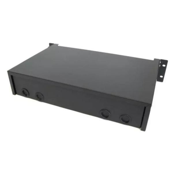 2U 48 Port Fiber Optic Patch Panel Light Fc Simplex Slide Out ODF