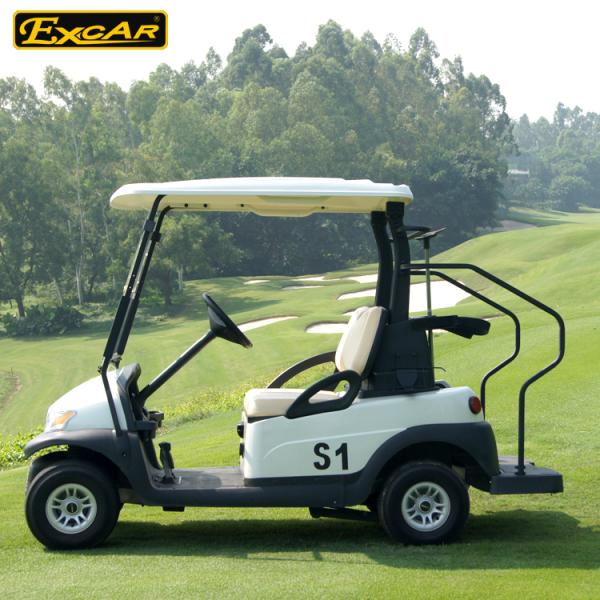 EXCAR 2 Seater Used Electric Golf Carts 48V Trojan Battery 25KM / H ADC Motor