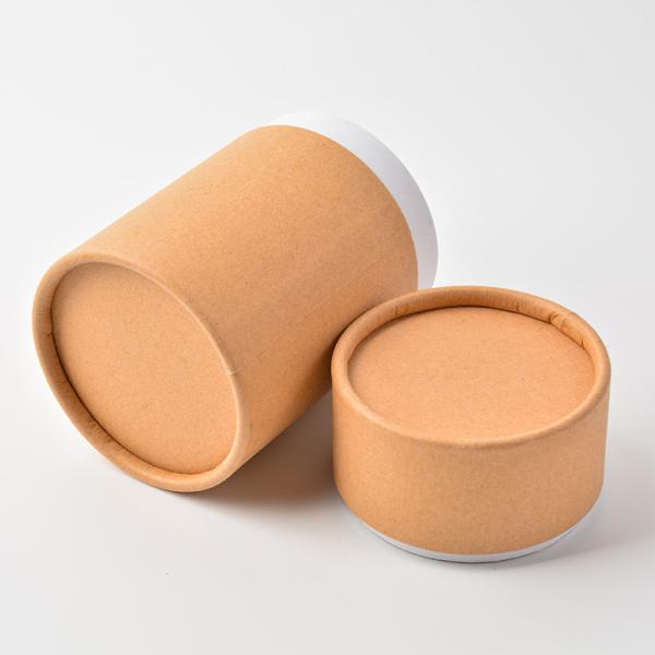 Rigid Boxes Customized Kraft Paper Tube Cylindrical Packaging Box with Your Own Logo