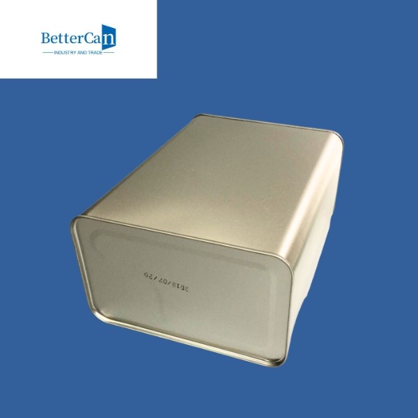 Square 5L Metal Can , Empty Paint Gallon Cans For Thinner Coating Hardener