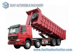 China 371hp Sinotruk engine HOWO Heavy Duty Dump Truck 8x4 Load capacity 50 T  30 cubic cargo on sale