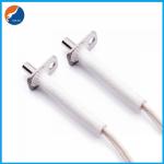 SS304 Flanged Probe Temperature Sensor For Oven Silicone Sleeve Analog Interface