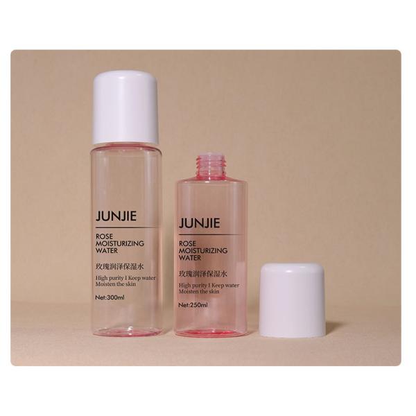 250ml 300ml Plastic Cosmetic Bottles Shampoo Conditioner Oil Bottles Logo Printing