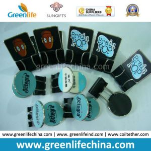 Quality Customized Logo Printing Office Stationery Binder Clip as Promotion Gift for sale