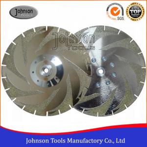 Double Maple Leaves Electroplated diamond tools For Marble Cutting EP Disc 08-2