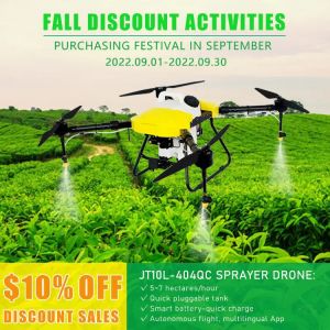 Quality 4 Aixes Agricultural Spray Drone Smart Batteries Fertilizer Spray Drone for sale