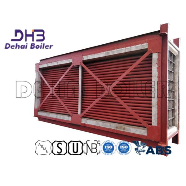 Steam Boiler Air Heat Exchanger , Tubular Air Heater Tubes Pitch Arranged