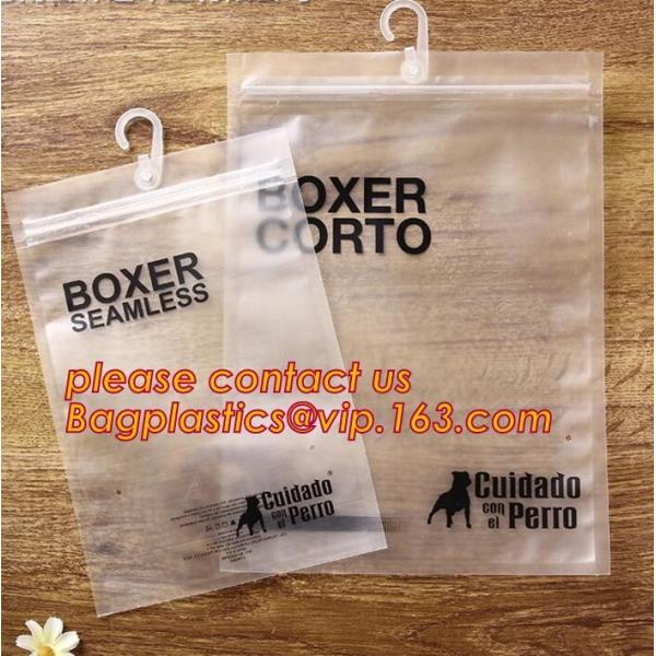 hanger bag with zip lock on the top,Frosted Zip lockk bag EVA PVC hanger bag for clothes, EVA frost drawstring bag, Froste