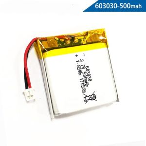 Buy cheap Rechargeable UN38.3 603030 3.7 V 500mah Li Polymer Battery from wholesalers