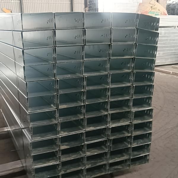 25mm-150mm Height Zinc Dip Treated Cable Tray Galvanised 3m-6m Length For Customer Requirements